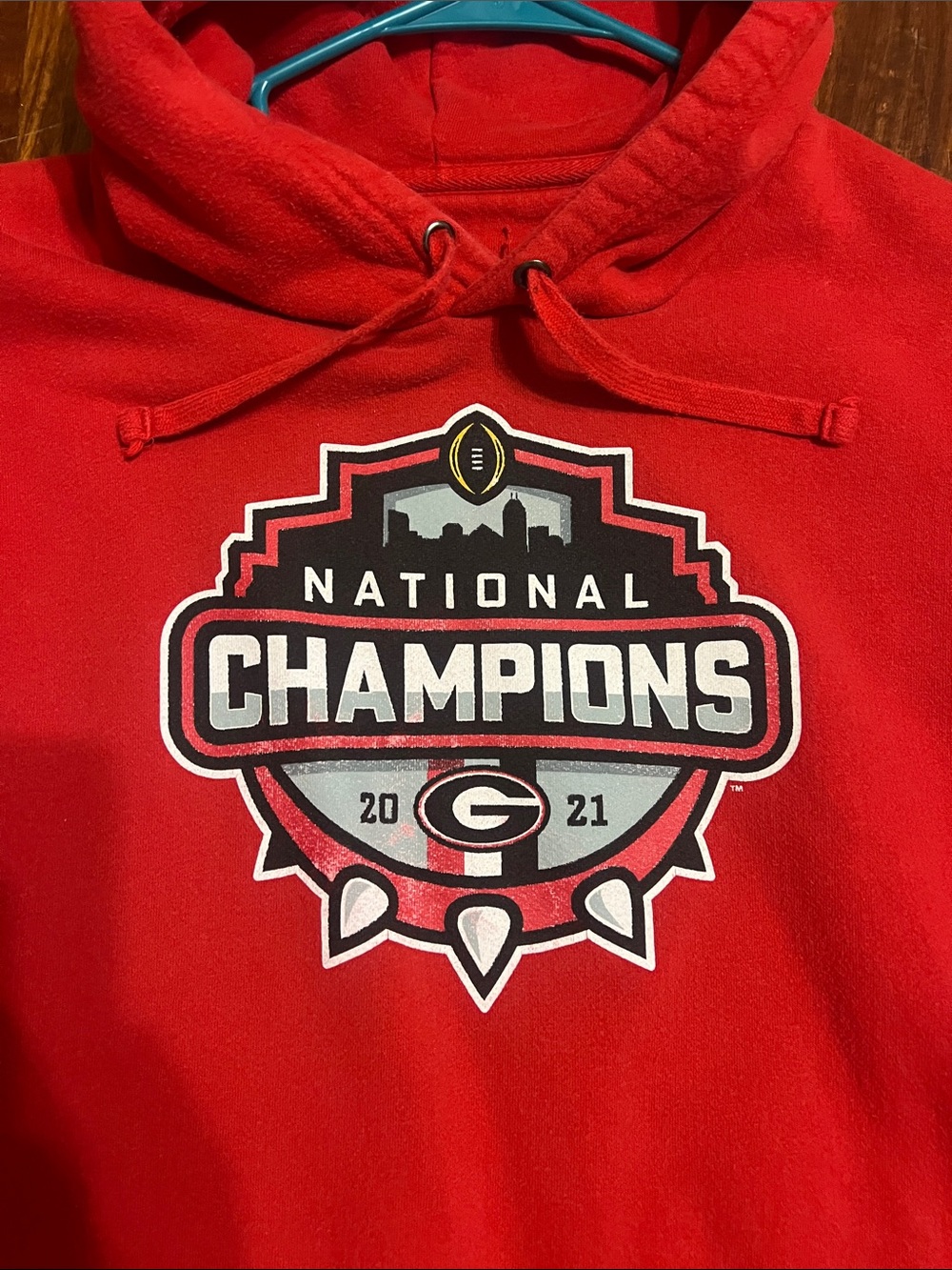 University of Georgia Red National Champions Hoodie